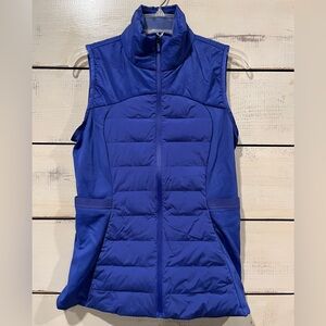 Lululemon blue “down for it all” vest - 8
